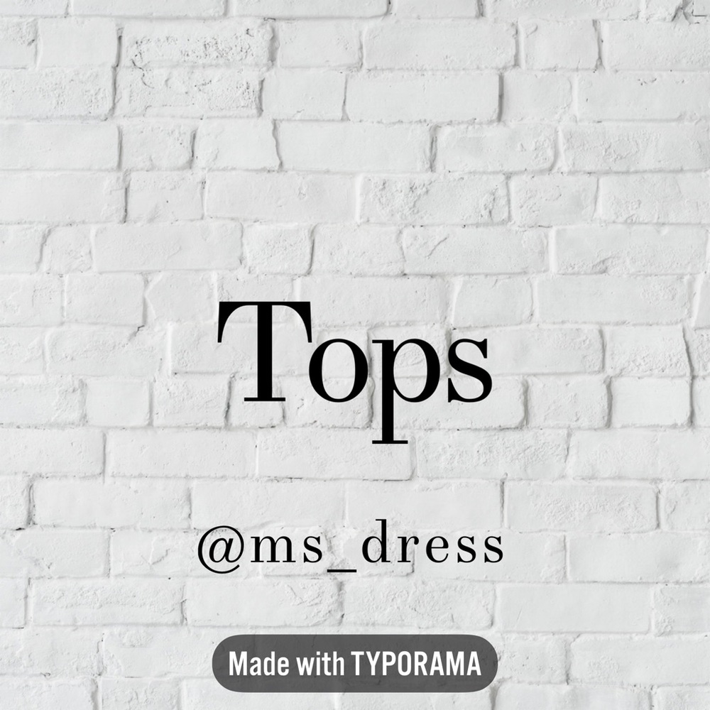 Assortment of women’s tops